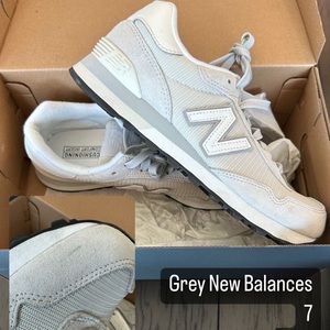 Gray/Grey New Balance sneakers